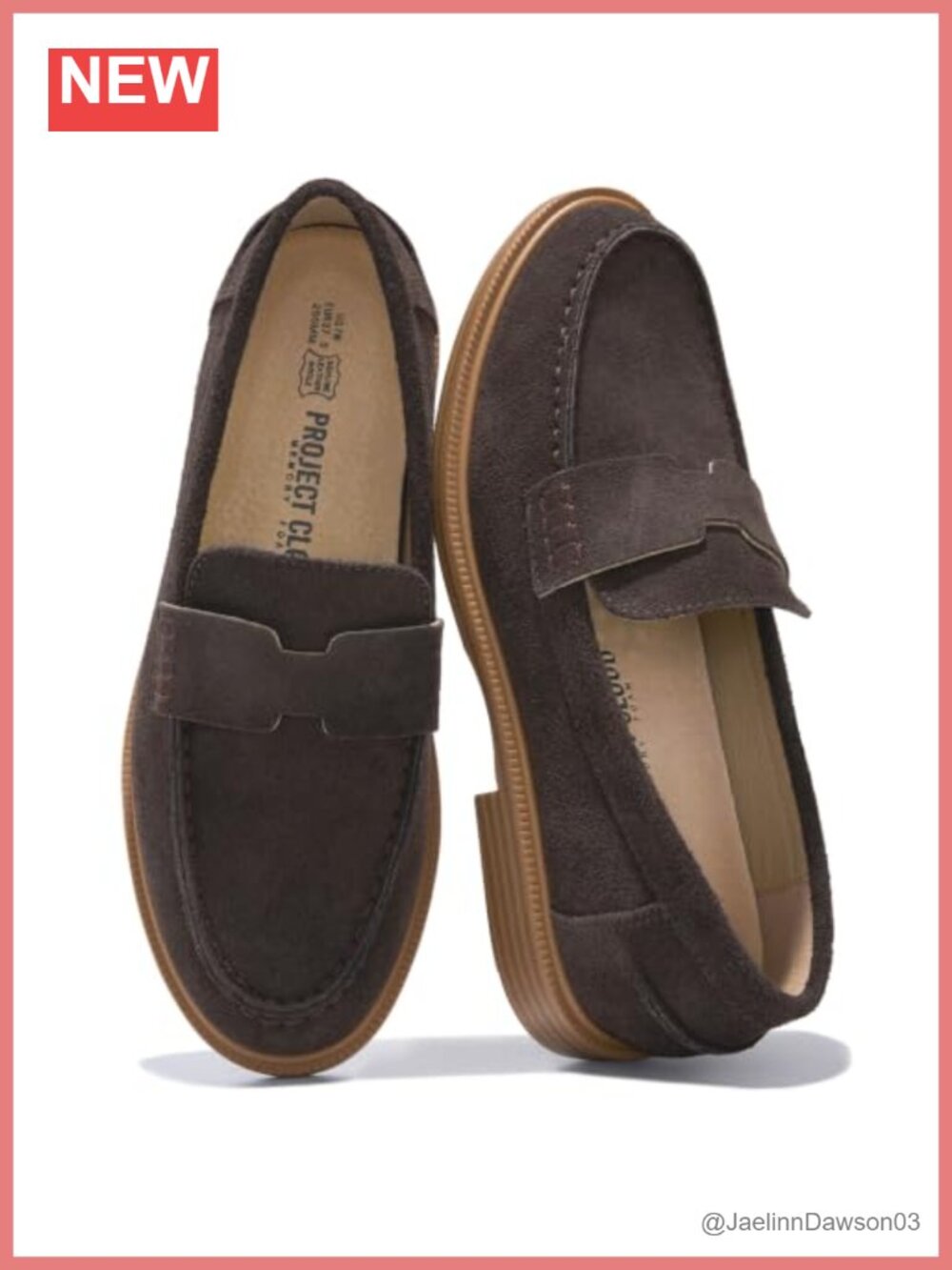 Genuine Suede Slip-On Loafers Women's Moc Toe Comfort Memory Foam